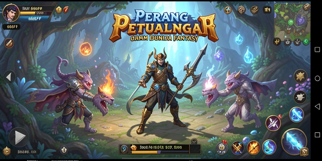 Tampilan menakjubkan dari pertempuran epik dalam 666FF.