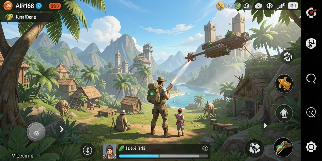 Gameplay Open World yang mendalam dan menarik dalam AIR168.
