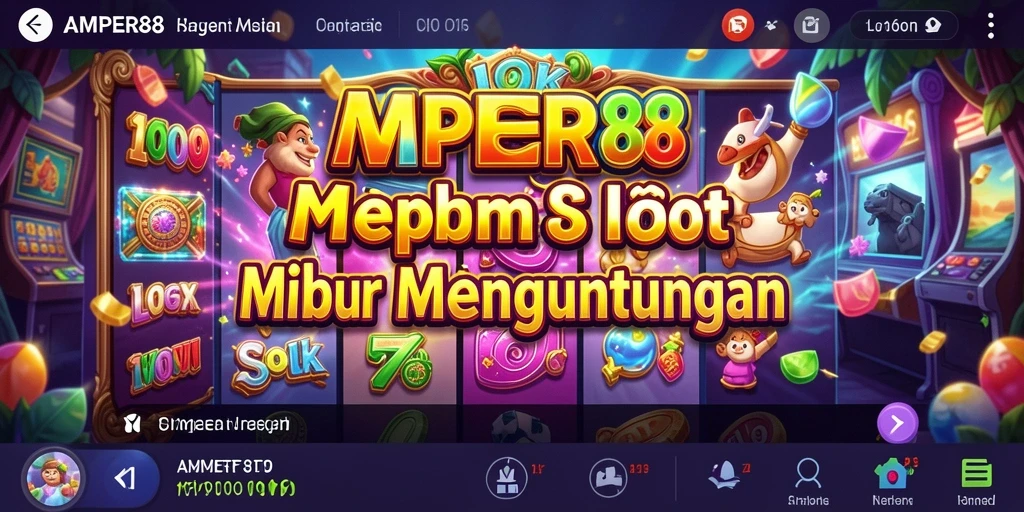 Tampilan gameplay menarik di AMPER88 dengan efek visual yang memukau.