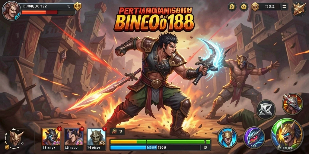 Tampilan gameplay sangat mendebarkan dalam BINGO188.
