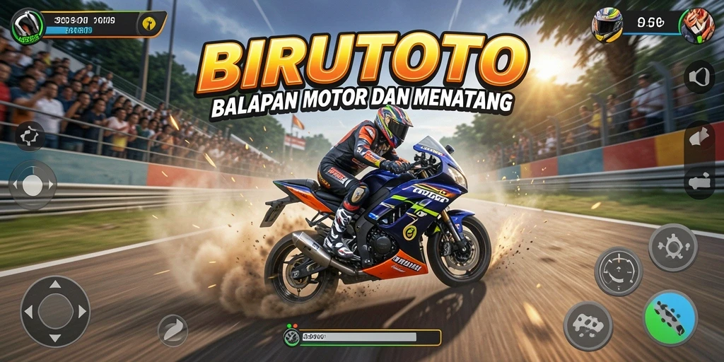 Tampilan gameplay BIRUTOTO yang mendebarkan dan penuh aksi.