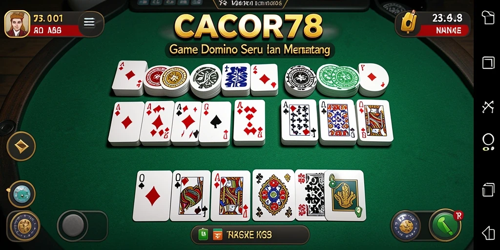 Tampilan gameplay seru di CACOR78 dengan fitur interaktif.