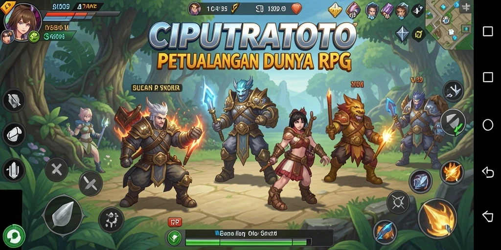 Gameplay seru di dunia fantasi dalam CIPUTRATOTO
