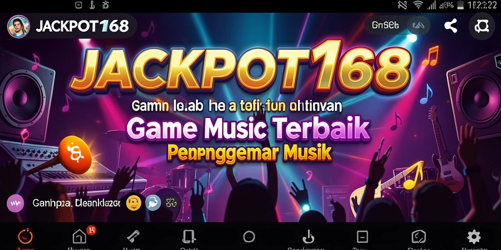 Tampilan gameplay JACKPOT168 yang seru dan interaktif.