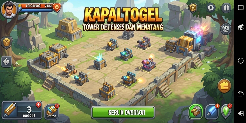 Tampilan gameplay KAPALTOGEL yang menegangkan dan penuh strategi.