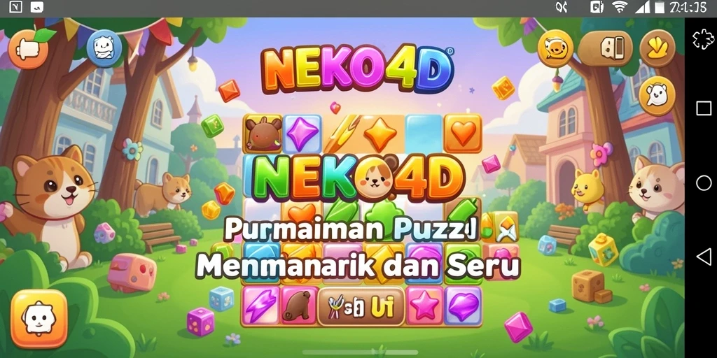 Tampilan gameplay NEKO4D yang menantang dan menyenangkan.