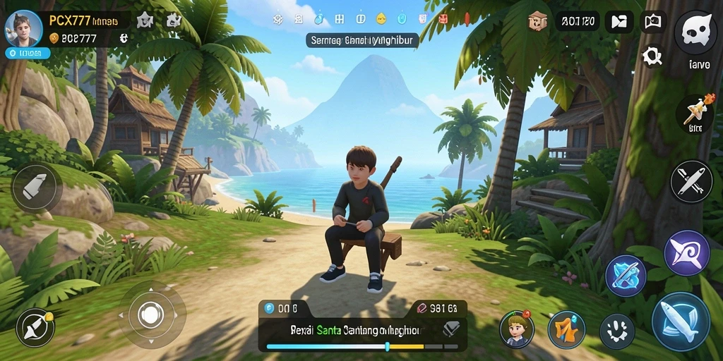 Tampilan gameplay PCX777 yang seru dan menarik.