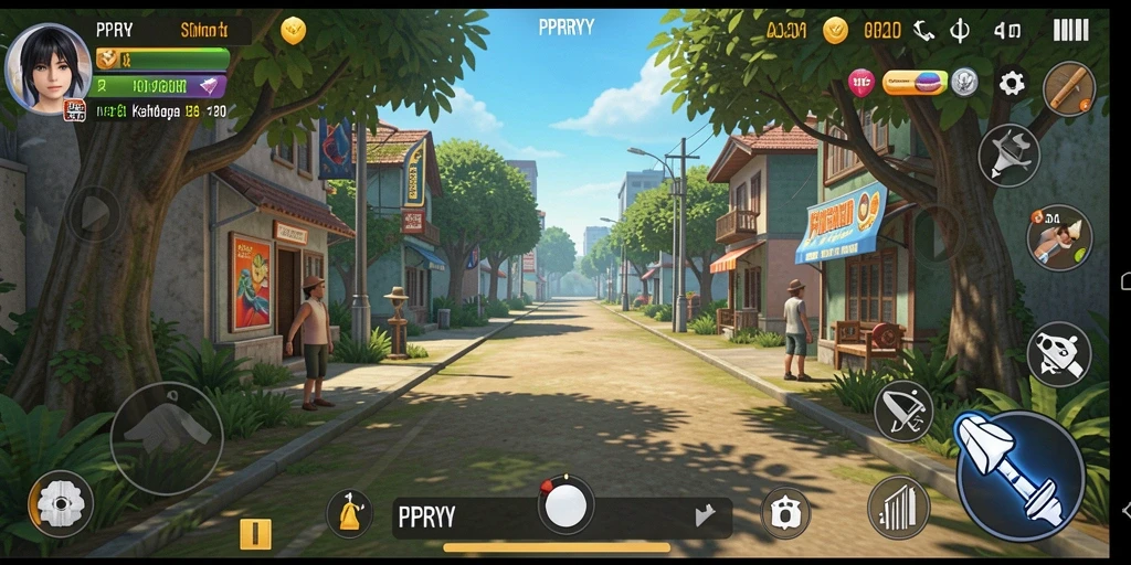 Tangkapan layar PPRRYY menunjukkan gameplay simulasi yang menarik.