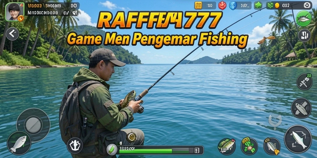 Tampilan gameplay yang seru di <strong>RAFFI777</strong> dengan pengalaman memancing yang mendebarkan.