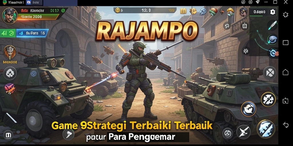 Tampilan gameplay RAJAMPO yang menarik dan strategis.