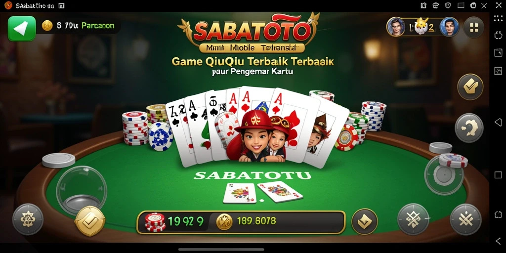 Tampilan gameplay seru dalam SABATOTO QiuQiu.