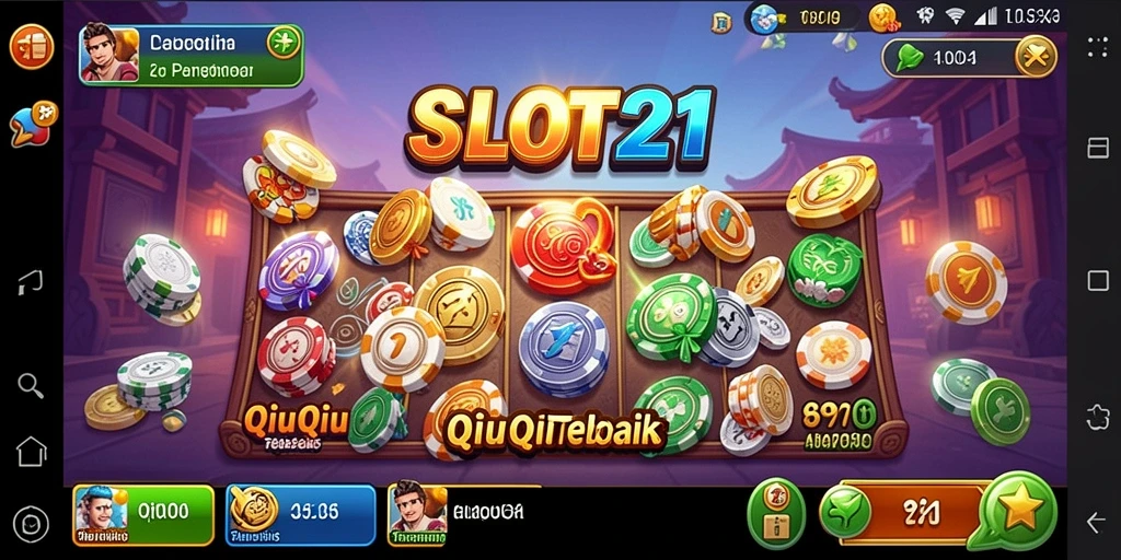 Screenshot gameplay QiuQiu yang seru dan menegangkan.