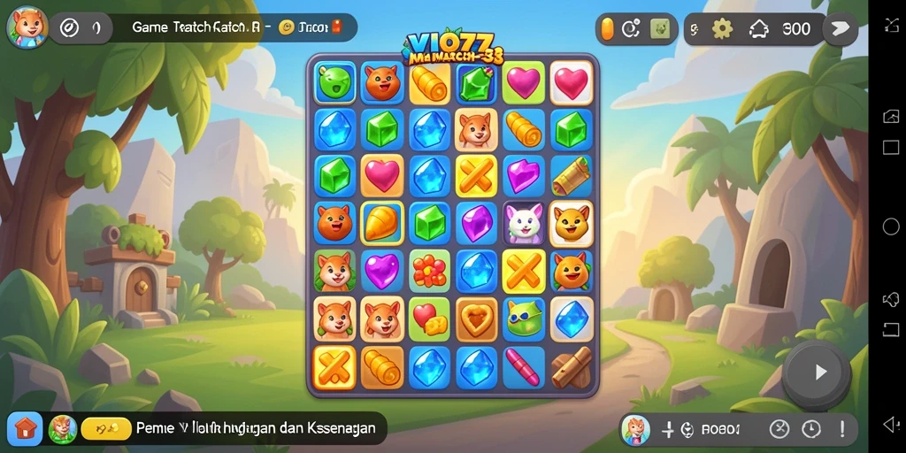 Tampilan gameplay seru dan penuh warna dari VIO77.