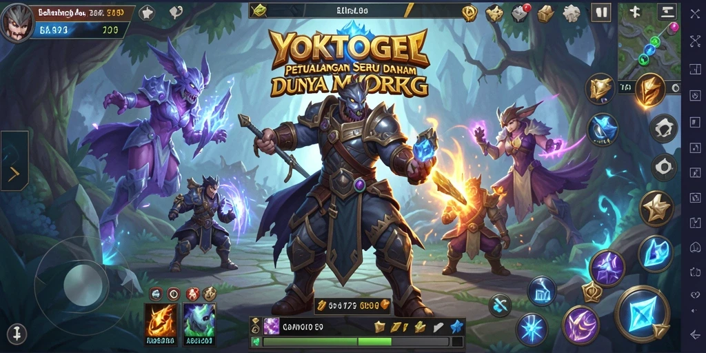 Tangkapan layar gameplay YOKTOGEL menampilkan pertarungan seru dan grafis memukau.